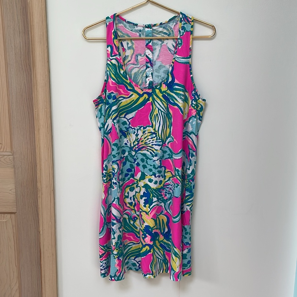 Lilly Pulitzer Cotton Sleeveless Dress large